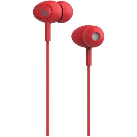 Auriculares Intrauditivos Sunstech Pops/ con Micrófono/ Jack 3.5/ Rojos Auriculares Intrauditivos Sunstech Pops/ con Micrófono/ Jack 3.5/ Rojos